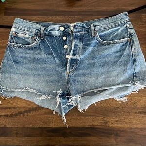Agolde Parker Denim Shorts Size 30